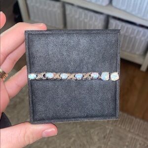 Kay Jewelers Opal bracelet and earrings set